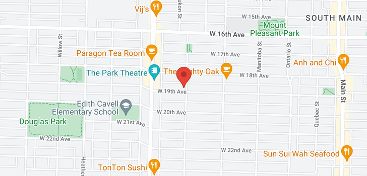 map of 403 W 19TH AVENUE